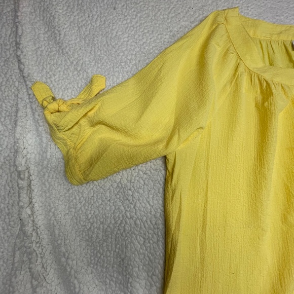 Women’s White Stag Yellow 2X 18W/20W Blouse Top - Picture 4 of 15